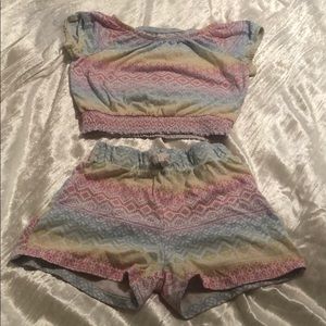 Matching Rainbow Colored Set